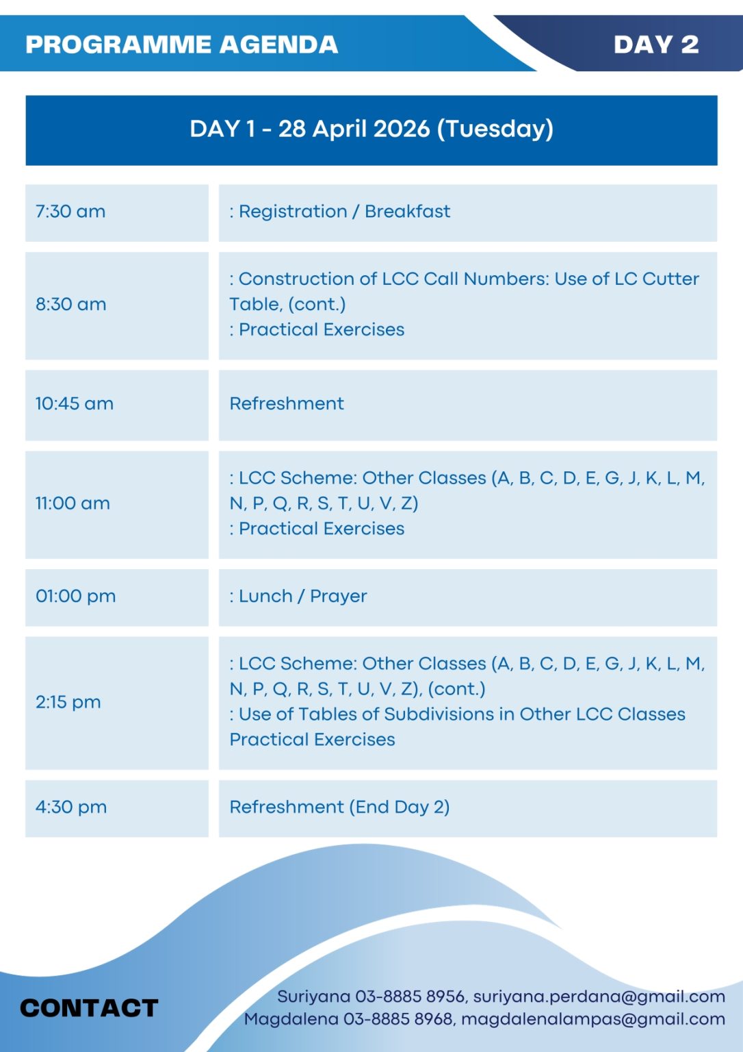Workshop on Library of Congress Classification (LCC) Scheme for ...